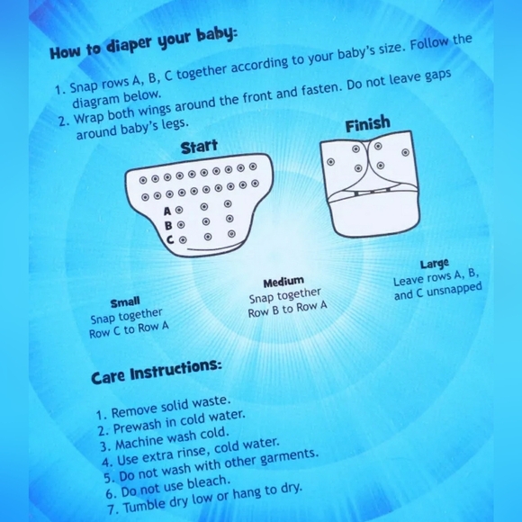 Cloth Diapers Set Bugs Bunny Tasmanian Devil Looney Tunes Adjustable - Picture 4 of 7